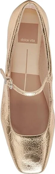 Dolce Vita Reyes Women's Shoes Gold : 9.5 M, Leather - Image 2
