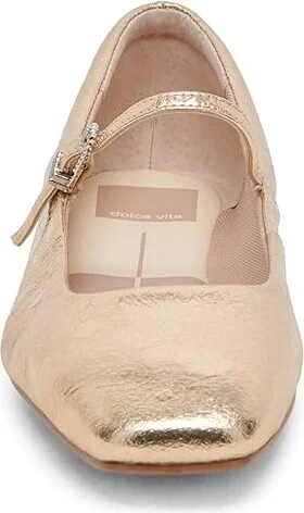 Dolce Vita Reyes Women's Shoes Gold : 9.5 M, Leather - Image 4