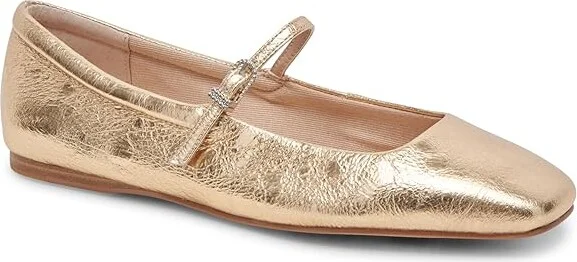 Dolce Vita Reyes Women's Shoes Gold : 9.5 M, Leather