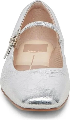 Dolce Vita Reyes Women's Shoes Silver : 8.5 M, Leather - Image 5