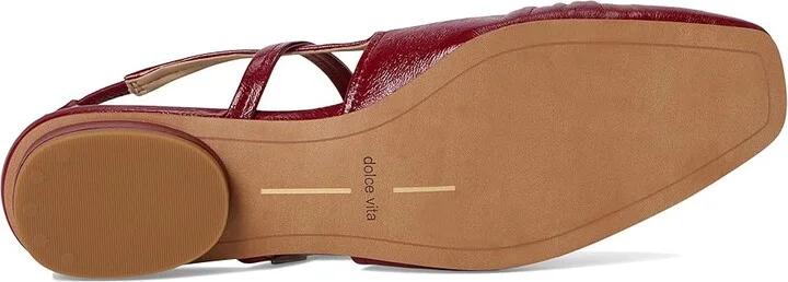 Dolce Vita Rianne Women's Flat Shoes Midnight Crinkle Patent : 6 M, Leather/Rubber - Image 9