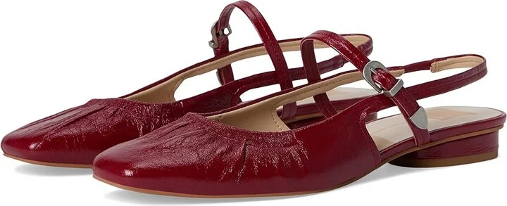 Red Crinkle Patent