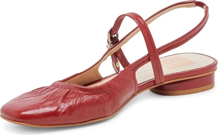 Red Crinkle Patent