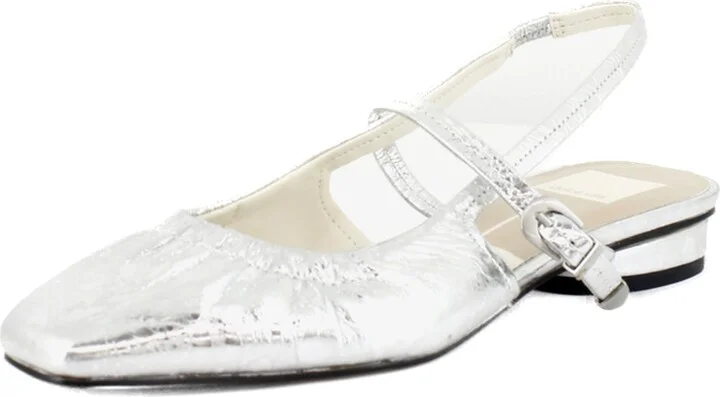 Silver Distressed Leather