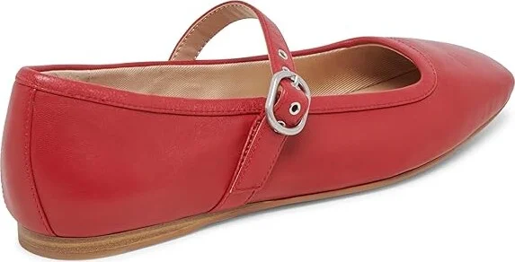 Dolce Vita Rodni Women's Flat Shoes Red Leather : 6 M - Image 4