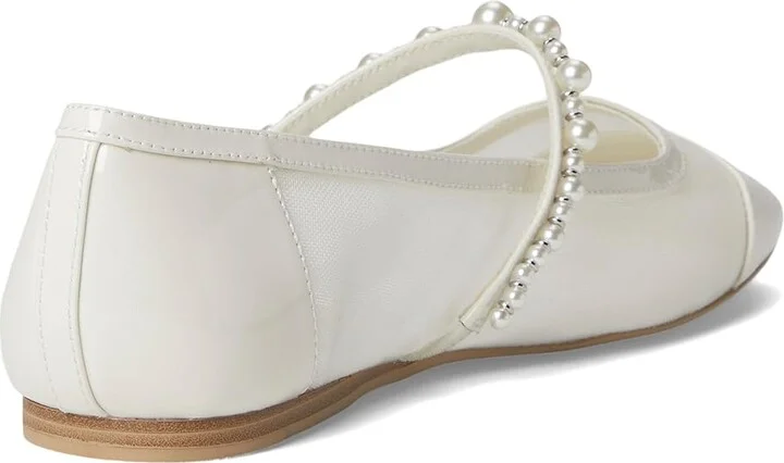 Dolce Vita Rollin Pearl Women's Flat Shoes White Mesh : 9.5 M, Rubber - Image 4
