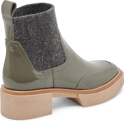 Dolce Vita Saline Women's Boots Dark Olive : 10 M, Leather - Image 3