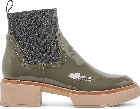 Dolce Vita Saline Women's Boots Dark Olive : 10 M, Leather - Image 5