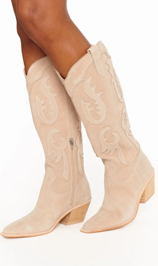Dolce Vita Samsin Cowboy Boot ~ Taupe
