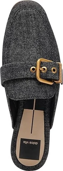 Dolce Vita Santel Women's Shoes Carbon Denim : 7 M, Leather - Image 2