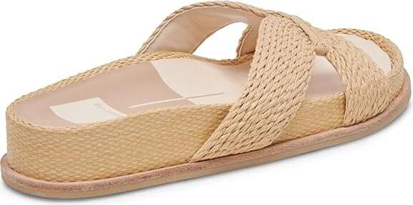 Dolce Vita Selda Women's Sandals Lt Natural Raffia : 8.5 M - Image 4