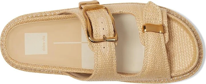 Dolce Vita Sevana Women's Sandals Light Natural Raffia : 10 M, Rubber - Image 2