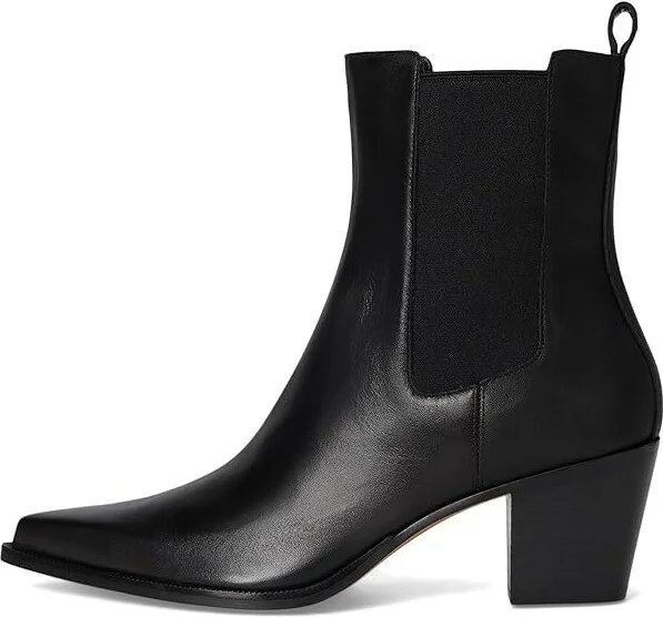 Dolce Vita Shadie H2O Women's Boots Black Leather H2O : 6.5 M, Leather/Rubber - Image 6