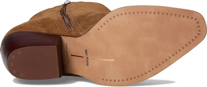 Dolce Vita Shania Women's Boots Brown : 9 M, Suede - Image 3