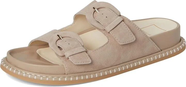 Dolce Vita Shauny Women's Sandals Dark Taupe Suede : 10 M, Leather/Rubber - Image 5