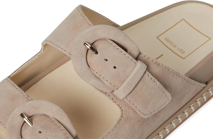 Dolce Vita Shauny Women's Sandals Dark Taupe Suede : 10 M, Leather/Rubber - Image 7