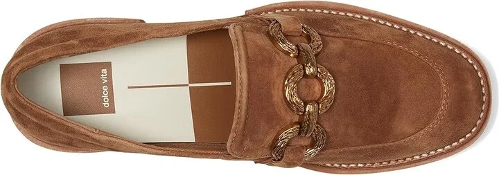 Dolce Vita Sheena Women's Flat Shoes Brown Suede : 8 M, Cotton - Image 2