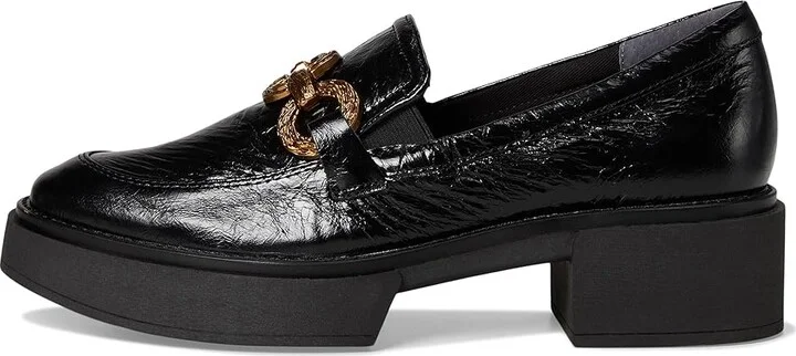 Dolce Vita Sheena Women's Flat Shoes Midnight Crinkle Patent : 6 M, Cotton - Image 6