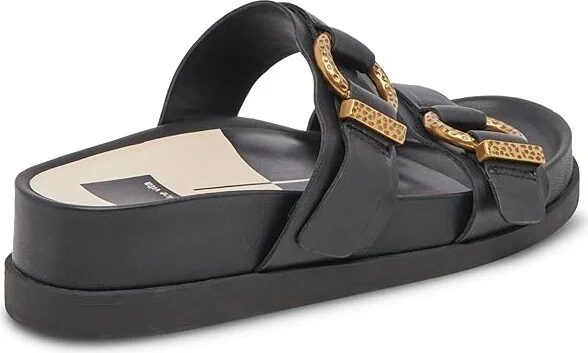Dolce Vita Soya Women's Sandals Black Stella : 8.5 M, Leather - Image 4