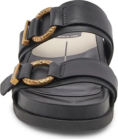 Dolce Vita Soya Women's Sandals Black Stella : 8.5 M, Leather - Image 5