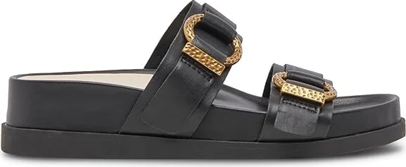Dolce Vita Soya Women's Sandals Black Stella : 8.5 M, Leather - Image 6
