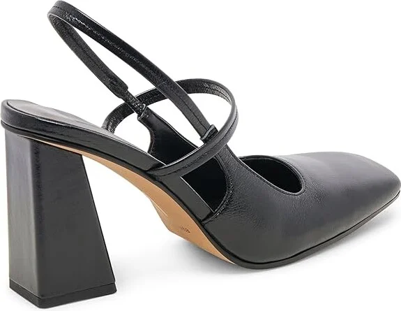 Dolce Vita Soyer High Women's Heels Midnight Crinkle Patent : 9.5 M, Leather/Rubber - Image 3