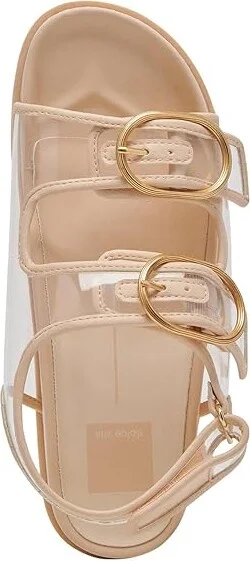 Dolce Vita Starla Women's Sandals Crystal Vinyl : 9 M, Leather - Image 2
