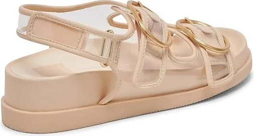 Dolce Vita Starla Women's Sandals Crystal Vinyl : 9 M, Leather - Image 4