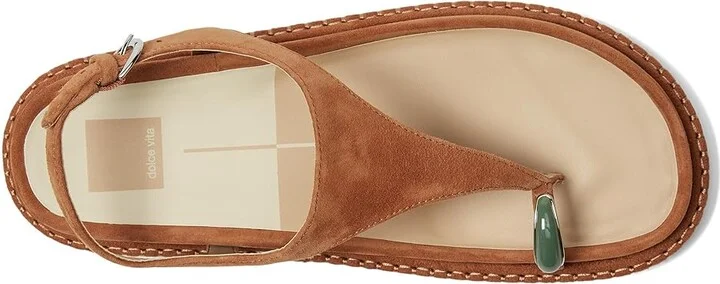 Dolce Vita Stefan Women's Wedge Shoes Caramel : 6 M, Leather - Image 2