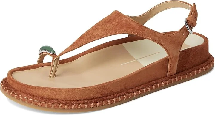Dolce Vita Stefan Women's Wedge Shoes Caramel : 6 M, Leather - Image 5