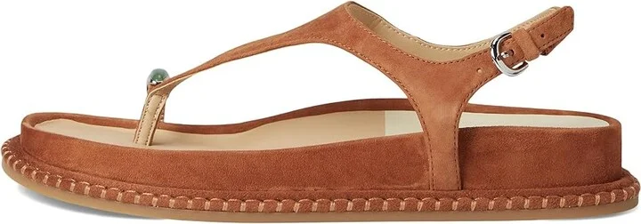 Dolce Vita Stefan Women's Wedge Shoes Caramel : 6 M, Leather - Image 6