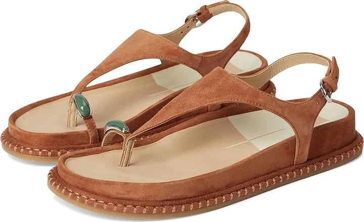 Dolce Vita Stefan Women's Wedge Shoes Caramel : 6 M, Leather