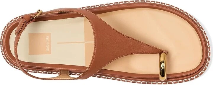 Dolce Vita Stefan Women's Wedge Shoes Saddle : 9 M, Leather - Image 2