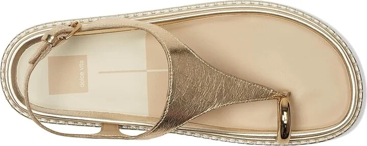 Dolce Vita Stefan Women's Wedge Shoes Saddle : 9 M, Leather - Image 8