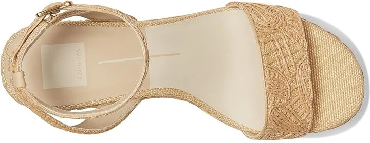 Dolce Vita Talisa Women's Wedge Shoes Natural : 9 M, Leather - Image 2