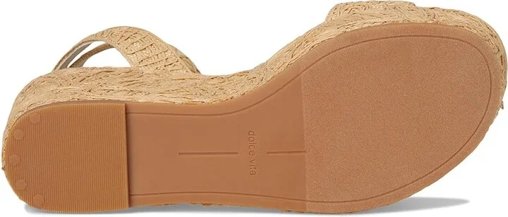 Dolce Vita Talisa Women's Wedge Shoes Natural : 9 M, Leather - Image 3