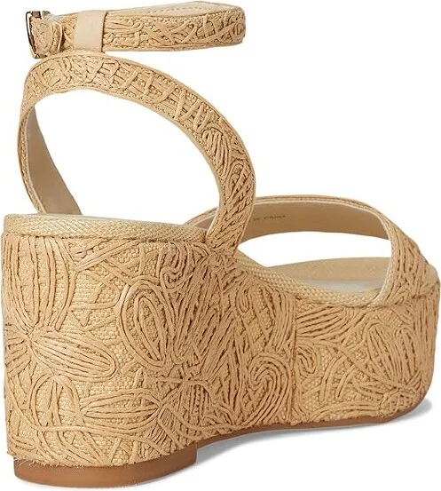 Dolce Vita Talisa Women's Wedge Shoes Natural : 9 M, Leather - Image 4