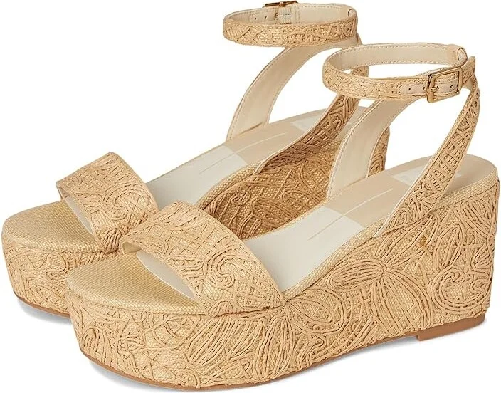 Dolce Vita Talisa Women's Wedge Shoes Natural : 9 M, Leather