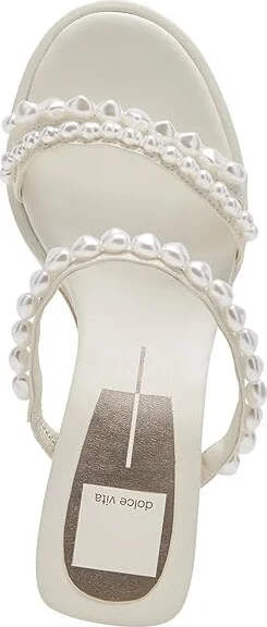 Dolce Vita Tinker Pearl-127 Women's Sandals Vanilla Pearls : 6.5 M - Image 2