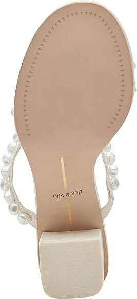 Dolce Vita Tinker Pearl-127 Women's Sandals Vanilla Pearls : 6.5 M - Image 3