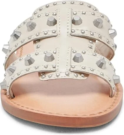 Dolce Vita Wesla Stud Women's Sandals White : 9 M, Leather/Rubber - Image 5