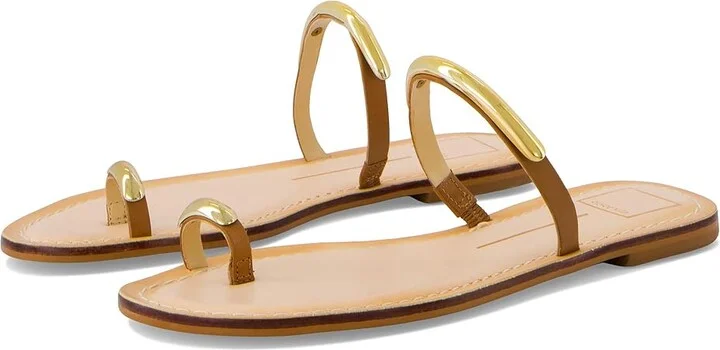 Dolce Vita Wink Women's Sandals Saddle Leather : 7.5 M, Rubber/Synthetic
