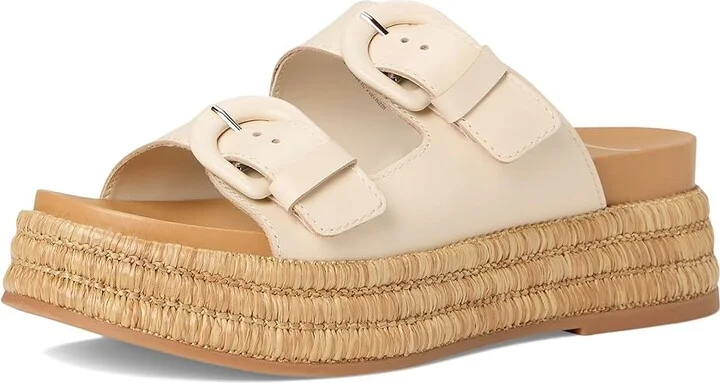 Dolce Vita Witny Women's Sandals Bone Leather : 9 M, Rubber/Suede - Image 5