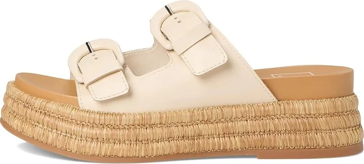 Dolce Vita Witny Women's Sandals Bone Leather : 9 M, Rubber/Suede - Image 6