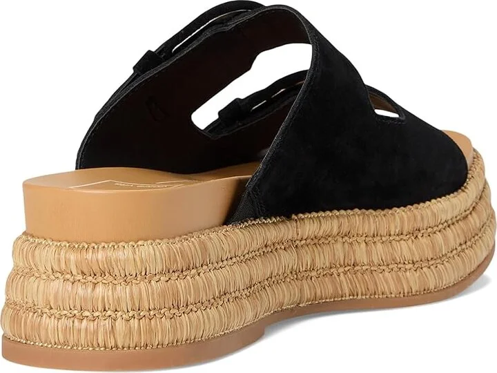 Dolce Vita Witny Women's Sandals Onyx Suede : 9 M, Rubber/Suede - Image 4