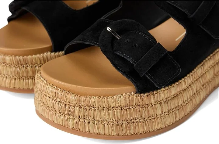 Dolce Vita Witny Women's Sandals Onyx Suede : 9 M, Rubber/Suede - Image 7