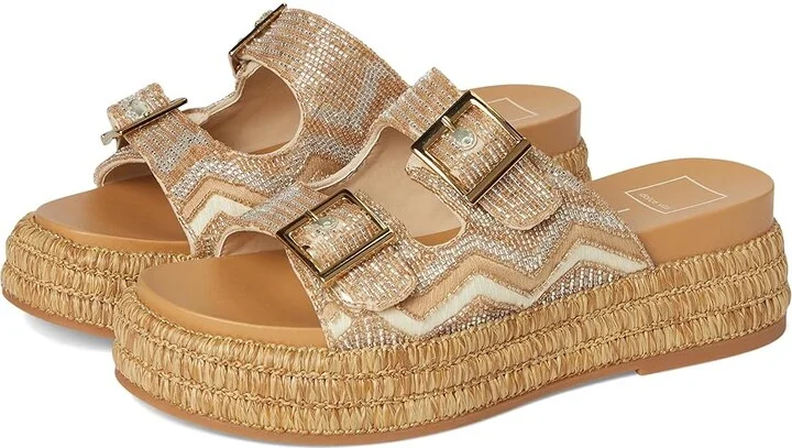 Dolce Vita Wixie Women's Sandals Gold : 9 M, Textile