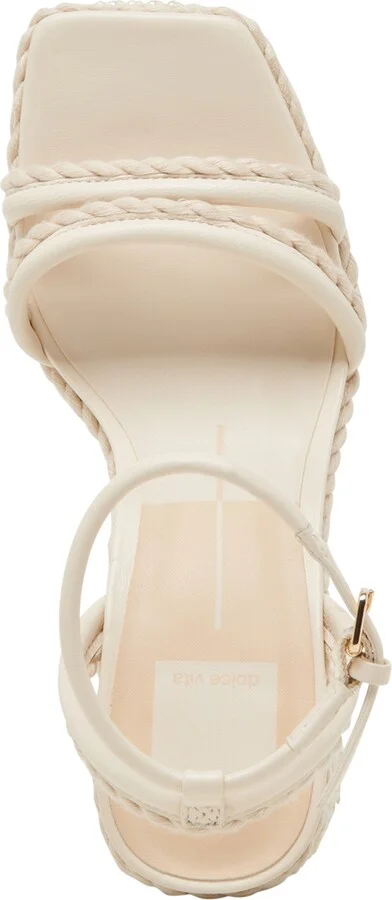 Dolce Vita Women's Agnes Pearl Beaded Platform Dress Sandals - Image 4