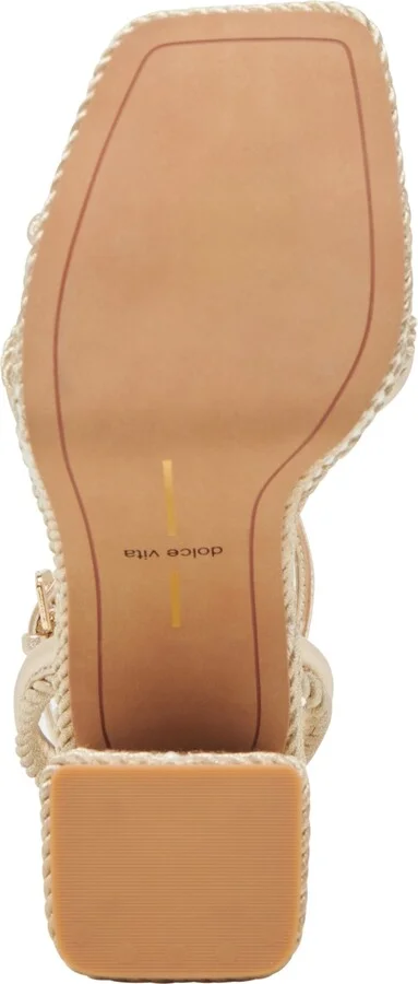 Dolce Vita Women's Agnes Pearl Beaded Platform Dress Sandals - Image 9