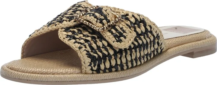 Black/Natural Raffia